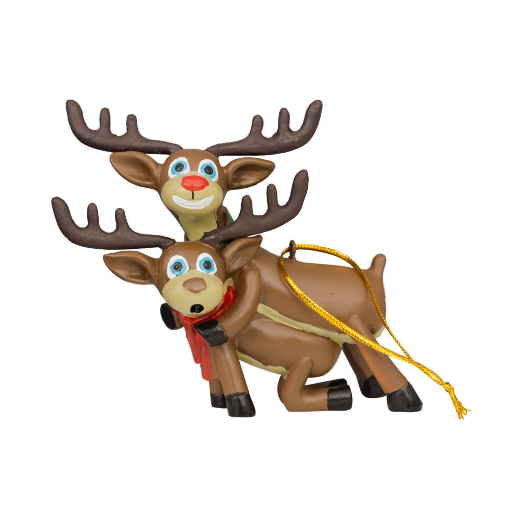 Humping Reindeer’s Christmas Tree Ornament Decoration,Ugly Christmas Sweaters | Funny Xmas Sweaters for Men and Women