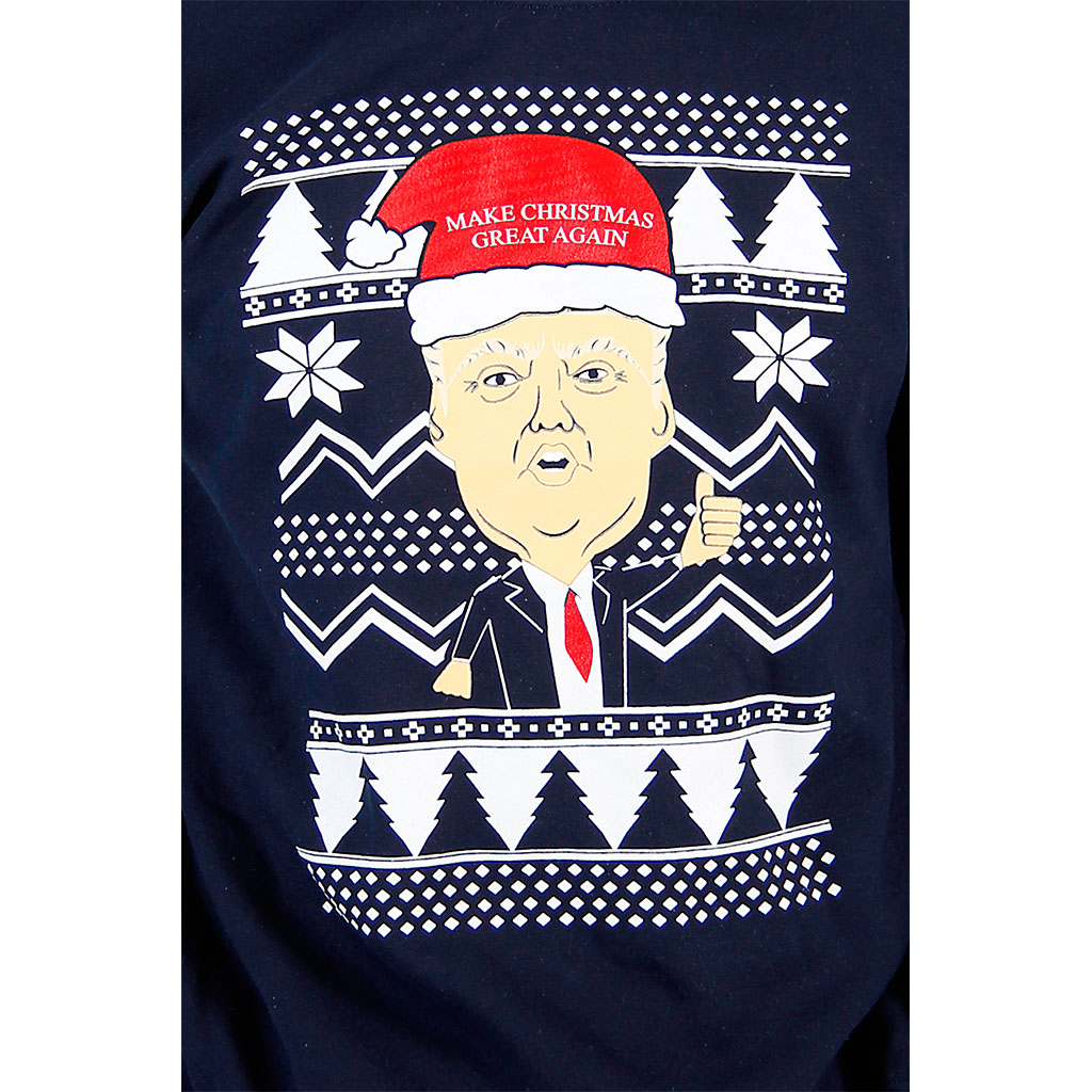 Women’s Donald Trump Make Christmas Great Again Ugly Sweatshirt,Ugly Christmas Sweaters | Funny Xmas Sweaters for Men and Women