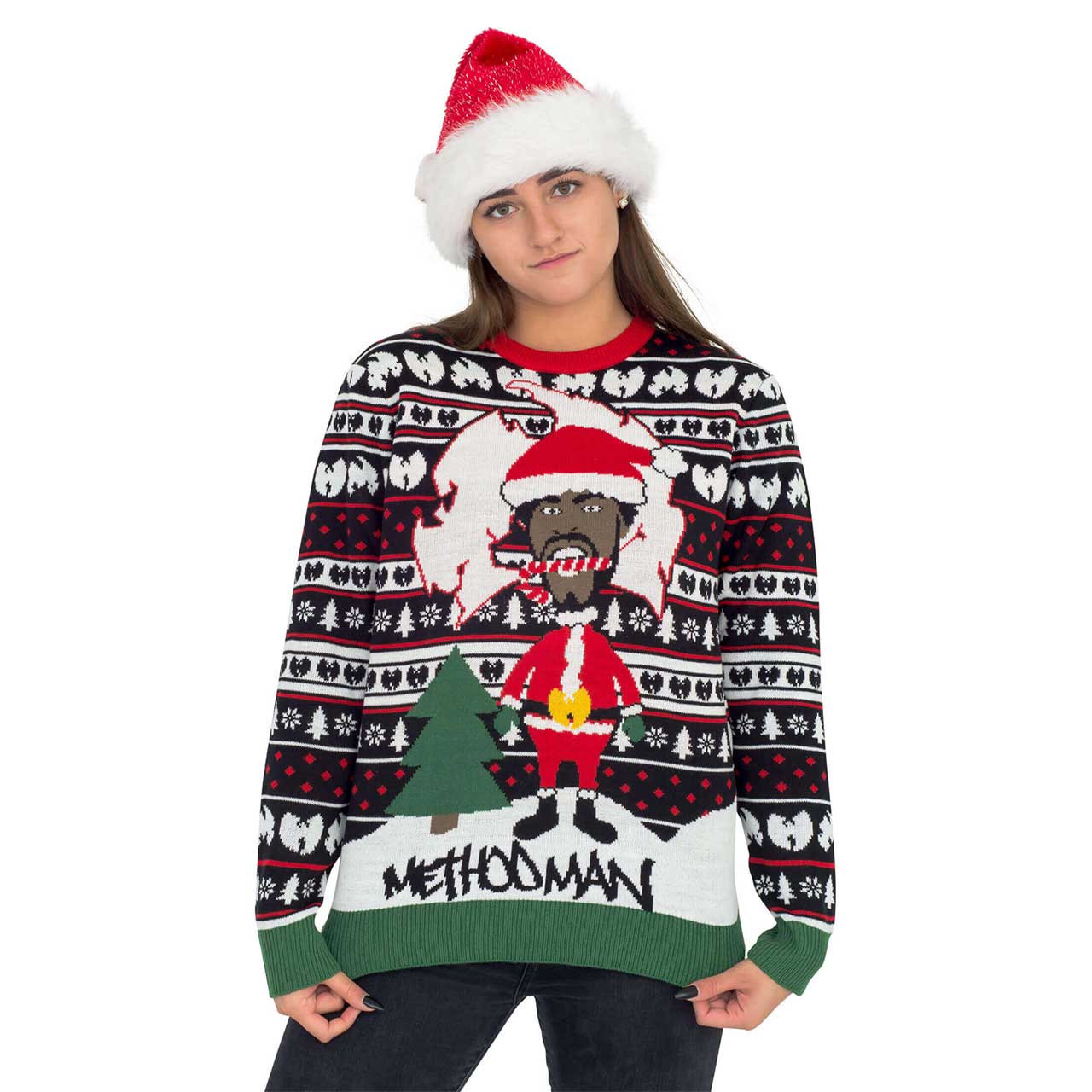 Women’s Method Man Ugly Christmas Sweater,Ugly Christmas Sweaters | Funny Xmas Sweaters for Men and Women
