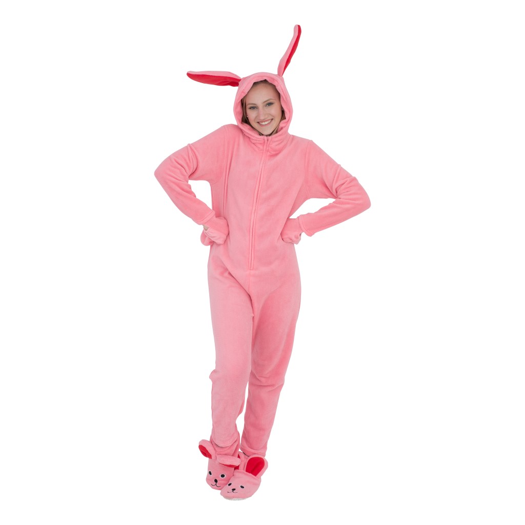 Women’s A Christmas Story Bunny Union Suit Pajama Costume,Ugly Christmas Sweaters | Funny Xmas Sweaters for Men and Women