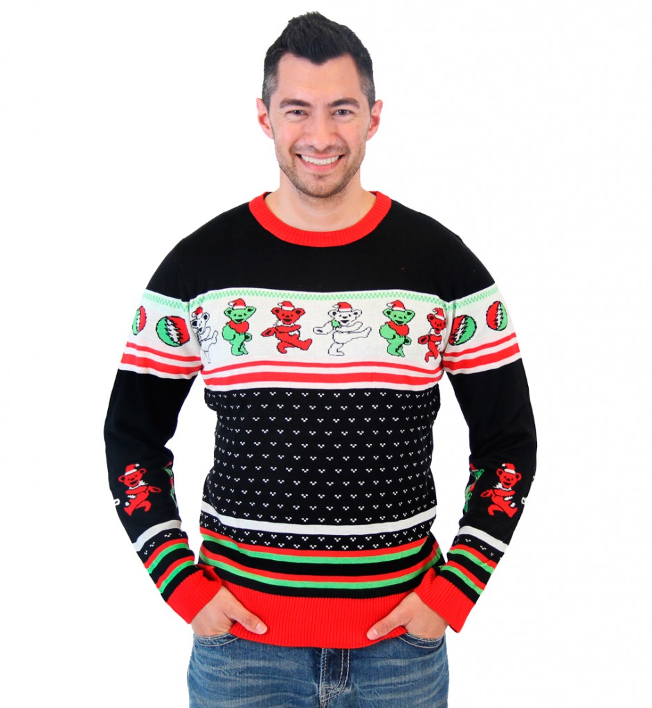 Grateful Dead Dancing Bears Tacky Sweater,Ugly Christmas Sweaters | Funny Xmas Sweaters for Men and Women
