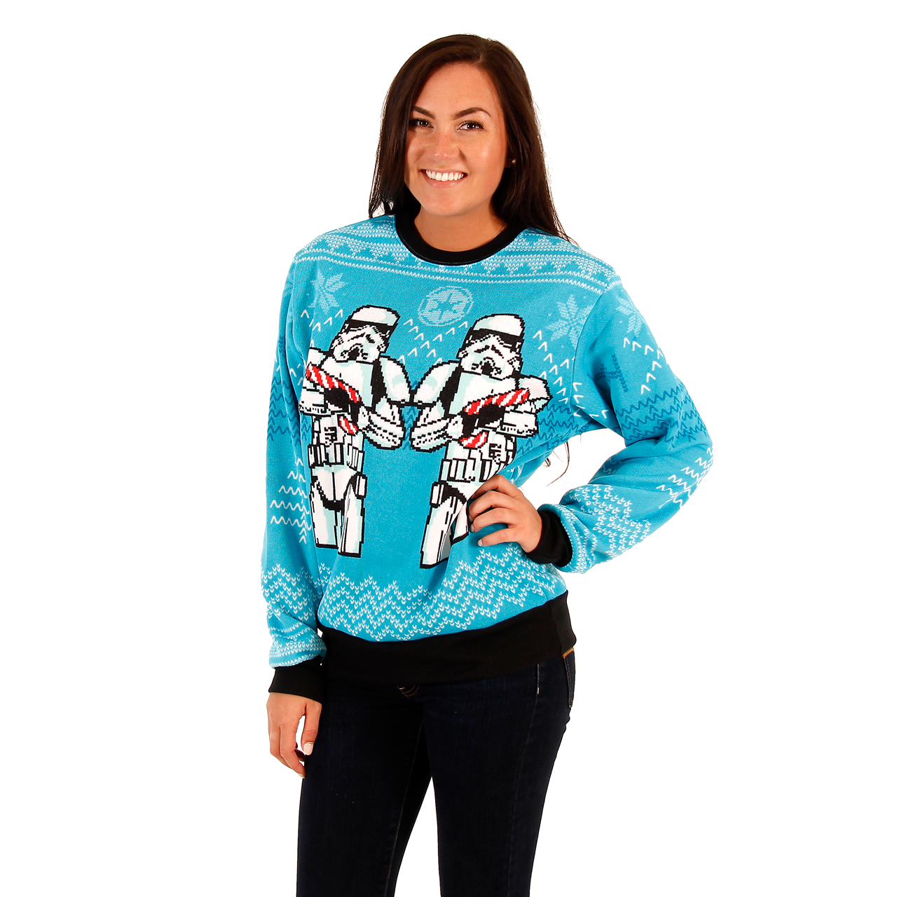 Women’s Star Wars Snowmen Stormtroopers Sweater,Ugly Christmas Sweaters | Funny Xmas Sweaters for Men and Women