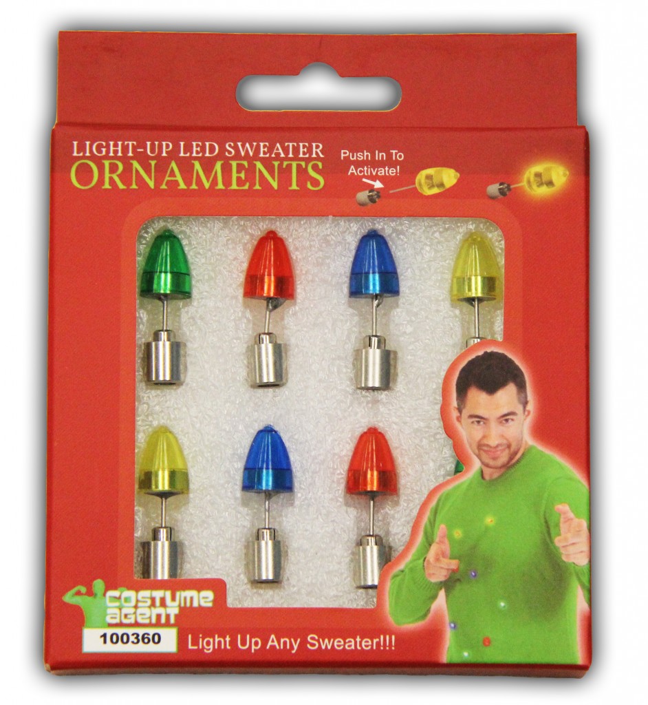 LED Christmas Sweater Ornaments,Specials : uglyschristmassweater.com