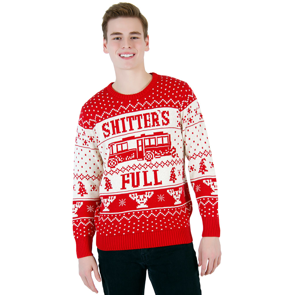 National Lampoon Vacation Shitter’s Full Sweater,New Products : uglyschristmassweater.com