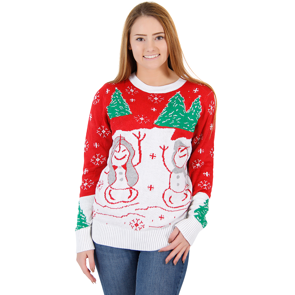 Women’s Flashing Lights Ugly Sweater,Ugly Christmas Sweaters | Funny Xmas Sweaters for Men and Women