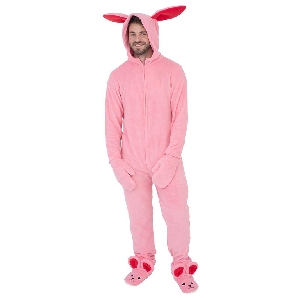 A Christmas Story Bunny Union Suit Pajama,New Products : uglyschristmassweater.com