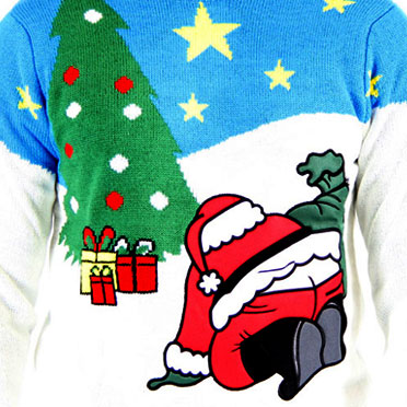 Santa’s Butt Crack Sweater,Ugly Christmas Sweaters | Funny Xmas Sweaters for Men and Women