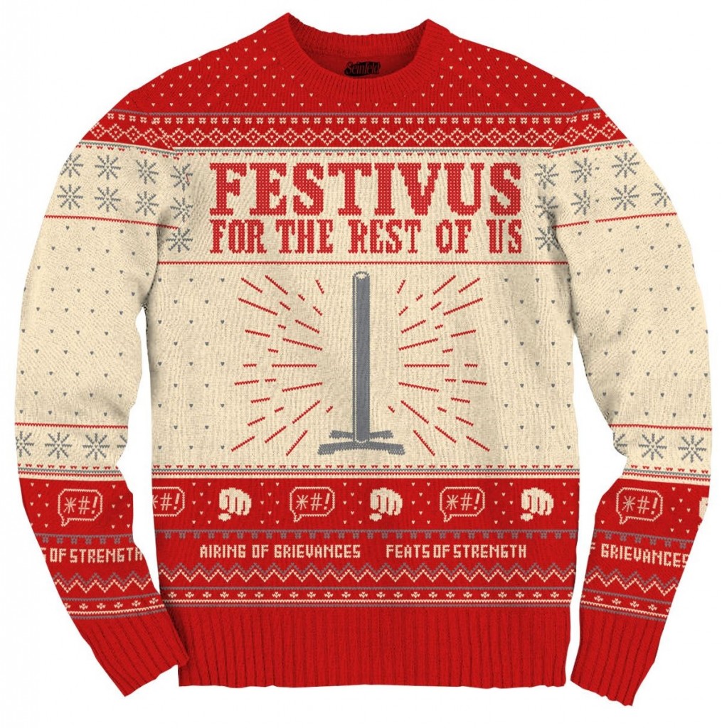 Seinfeld Festivus For The Rest Of Us Pole Sweater,Ugly Christmas Sweaters | Funny Xmas Sweaters for Men and Women