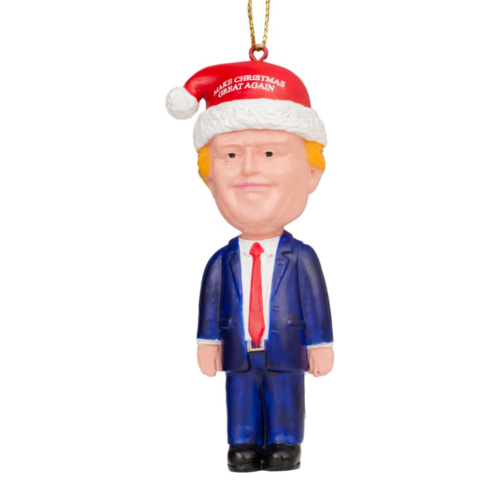 Donald Trump Santa Christmas Tree Ornament Decoration,Ugly Christmas Sweaters | Funny Xmas Sweaters for Men and Women