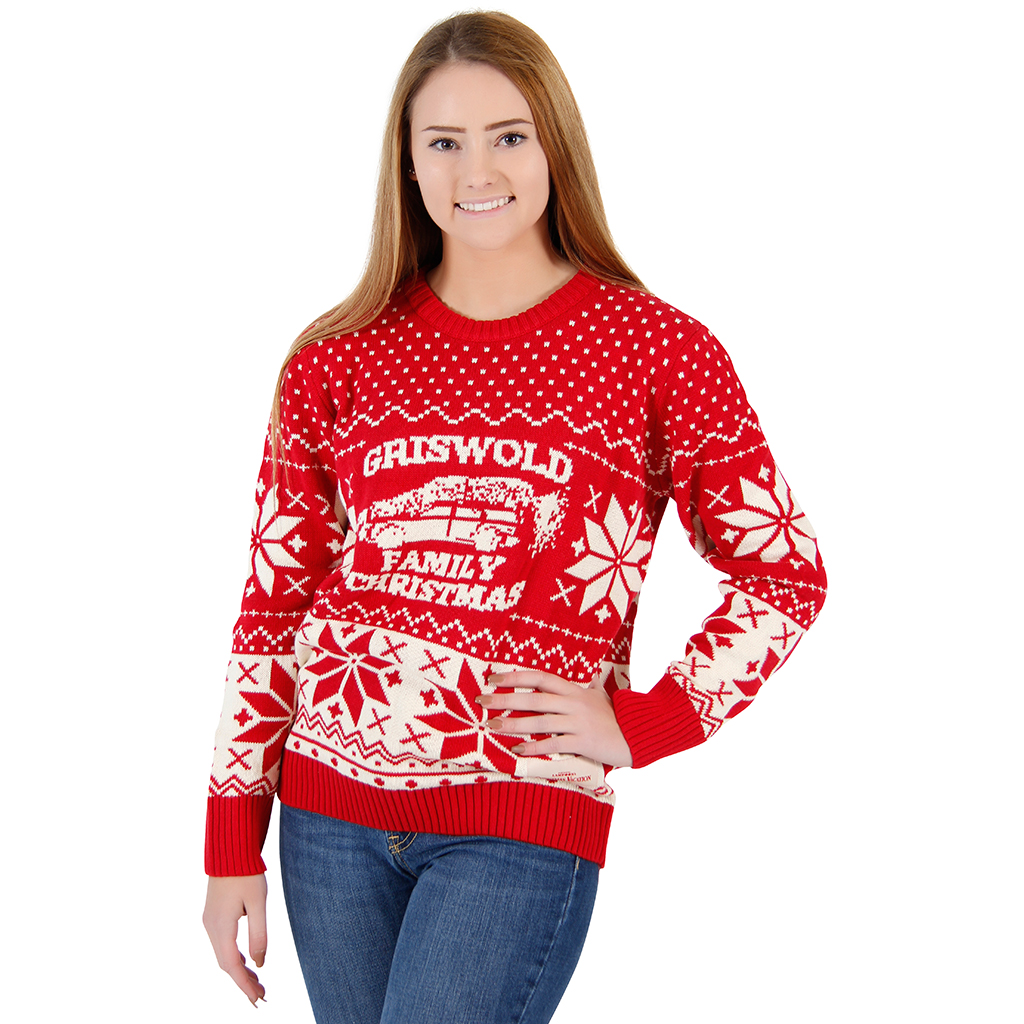 Women’s National Lampoon Griswold Family Christmas Sweater,New Products : uglyschristmassweater.com