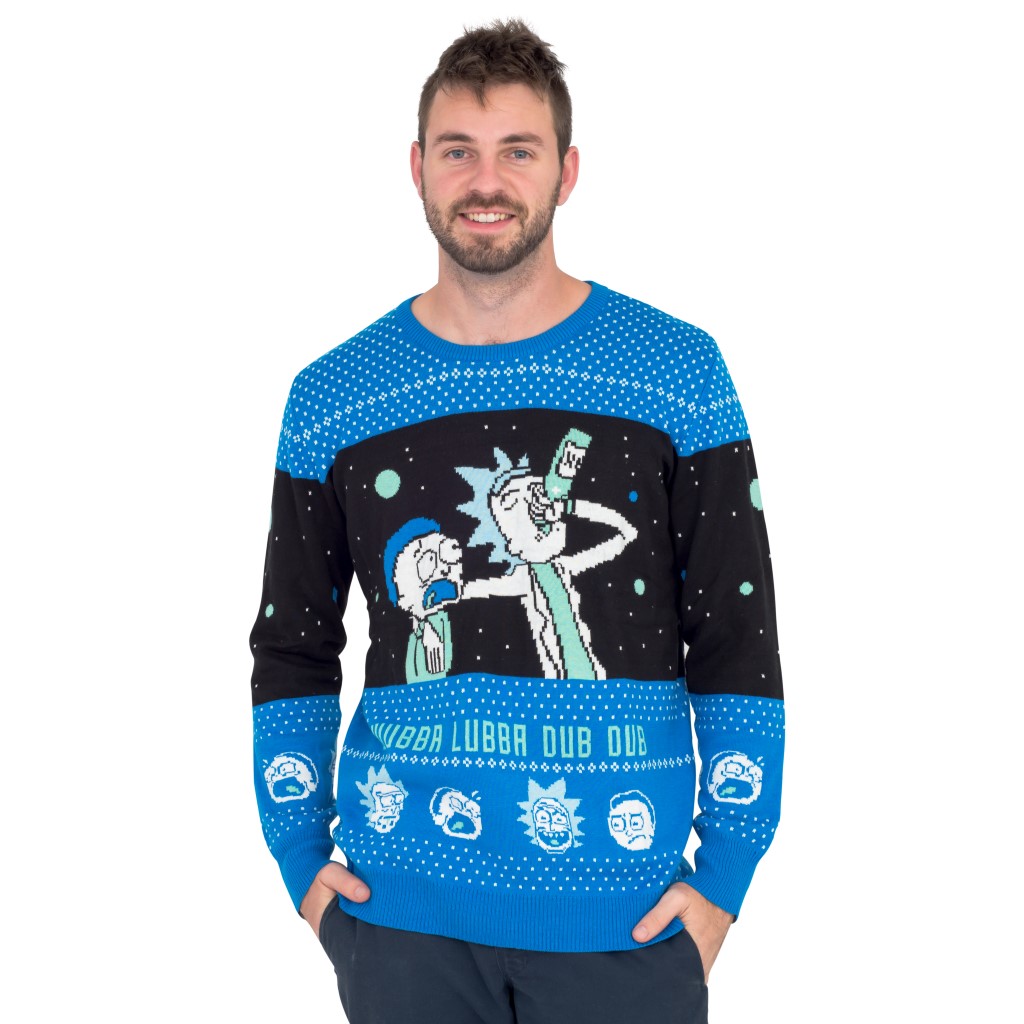 Wubba Lubba Dub Dub – Rick and Morty Christmas Sweater,Ugly Christmas Sweaters | Funny Xmas Sweaters for Men and Women