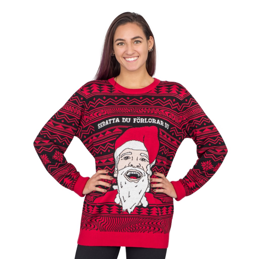 Women’s PewDiePie Ugly Christmas Sweater,New Products : uglyschristmassweater.com