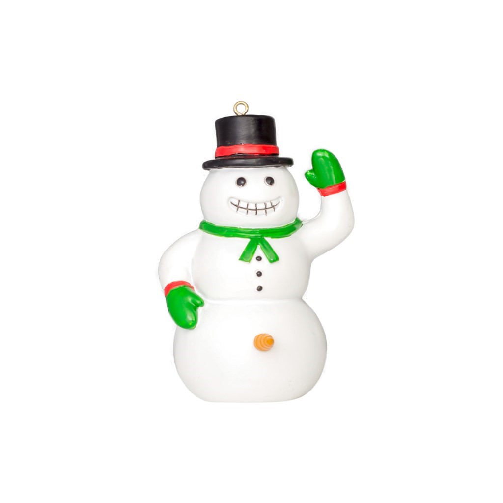 Happy Snowman Christmas Tree Ornament Decoration